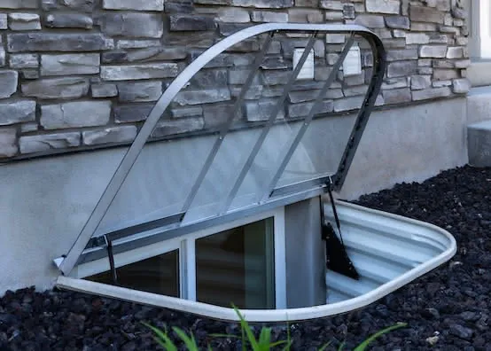 Window Well Covers EZ Lift  Utah - Wasatch Window Well Covers 